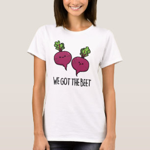 Camiseta Temos O Beet Cute Vegetariano.