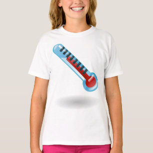 Camiseta Temperatura do termômetro