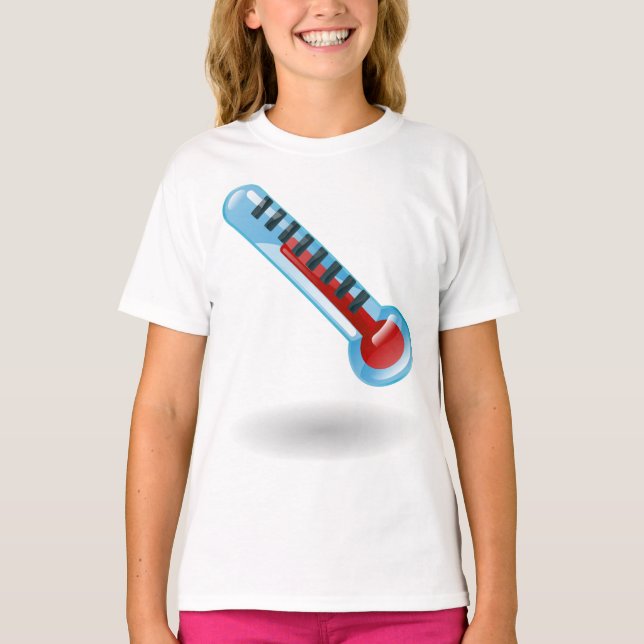 Camiseta Temperatura do termômetro (Frente)