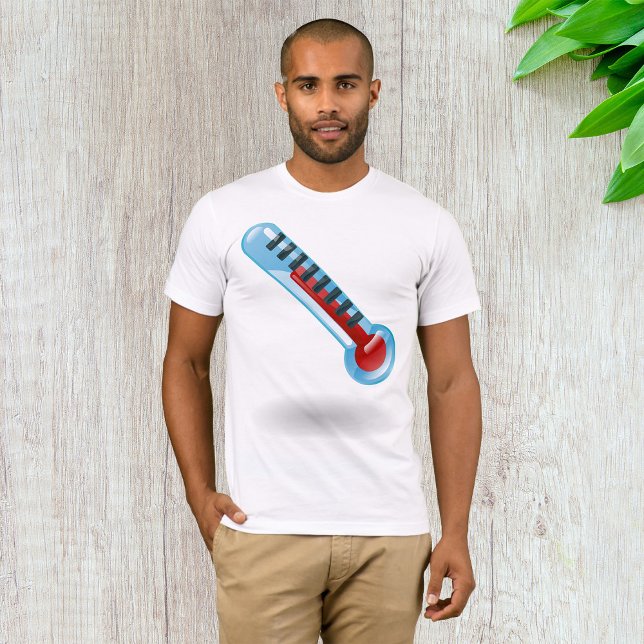 Camiseta Temperatura do termômetro (Criador carregado)