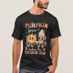 Camiseta Tempero de Abóbora Deixa Professor Legal Rétro Out