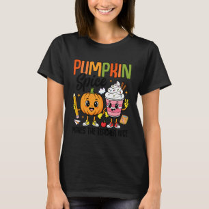 Camiseta Tempero de Abóbora do Dia de Ação de Graças Torna