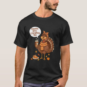 Camiseta Tempero de Abóbora Linda Dama de Peru Engraçado Di
