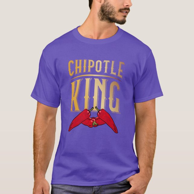 Camiseta Tempero de sabor de comida apimentada da família C (Frente)