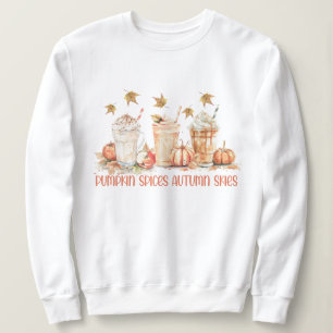 Camiseta Temperos de Abóbora Outono Bebida Divertida Citaçã