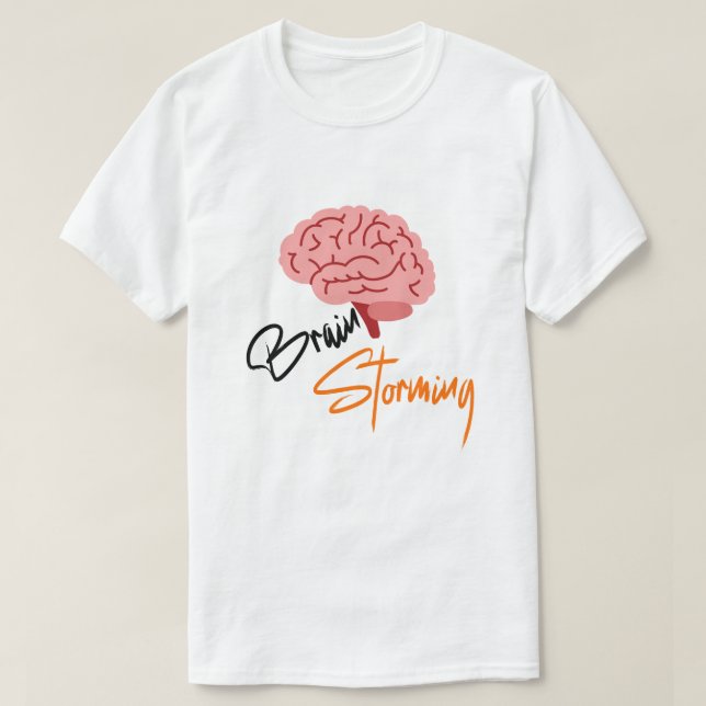 Camiseta Tempestade cerebral (Frente do Design)