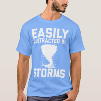 Camiseta Tempestade Chaser Dia de os pais Meteorologista Pr