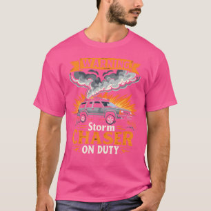 Camiseta Tempestade Chaser Tornado Caçando Traçado Climátic