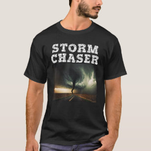 Camiseta Tempestade Chaser Tornado Imagem Meteorologista Cl