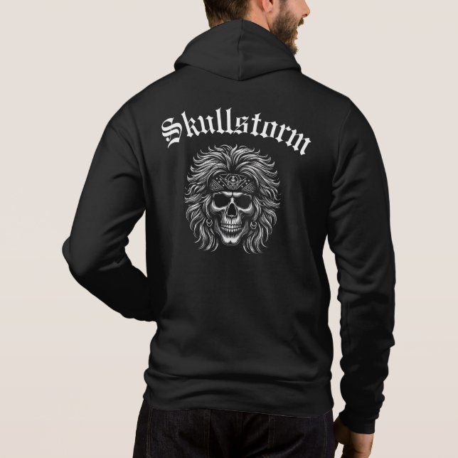 Camiseta Tempestade de Caveira (Verso)
