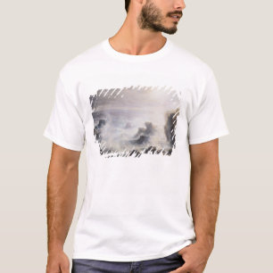 Camiseta Tempestade fora da costa do Belle-Ile
