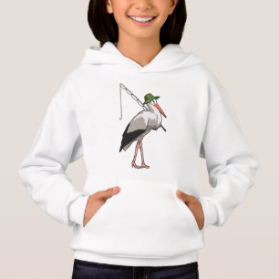 Camiseta Tempestade na pesca com vara de pesca