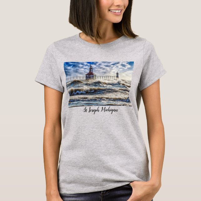 Camiseta Tempestade Na Rua Joseph Lighthouse (Frente)