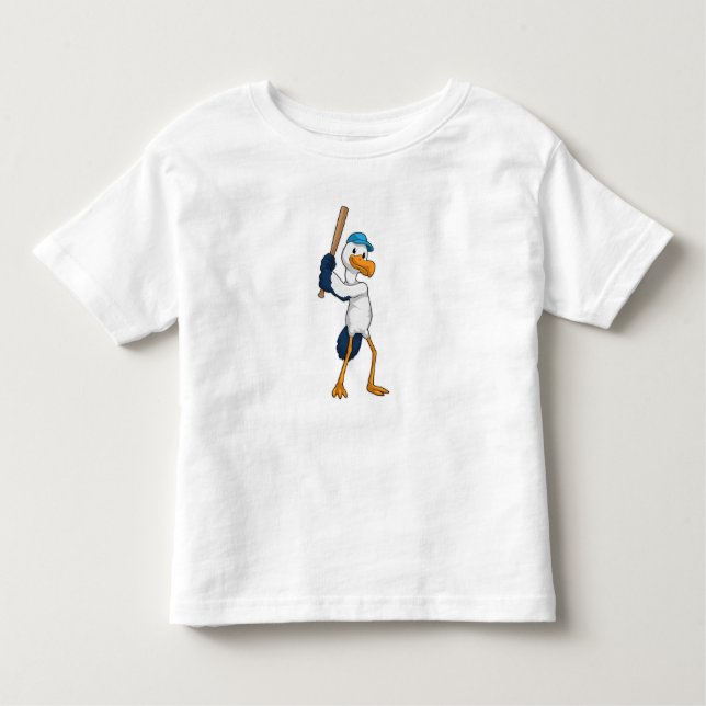 Camiseta Tempestade no Baseball com Baco de Baseball (Frente)