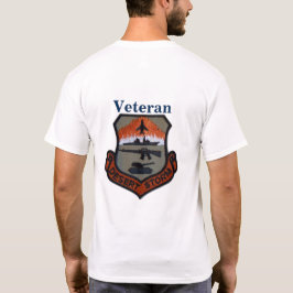 Camiseta Tempestade no Deserto da Força Aérea Marinho do Ex