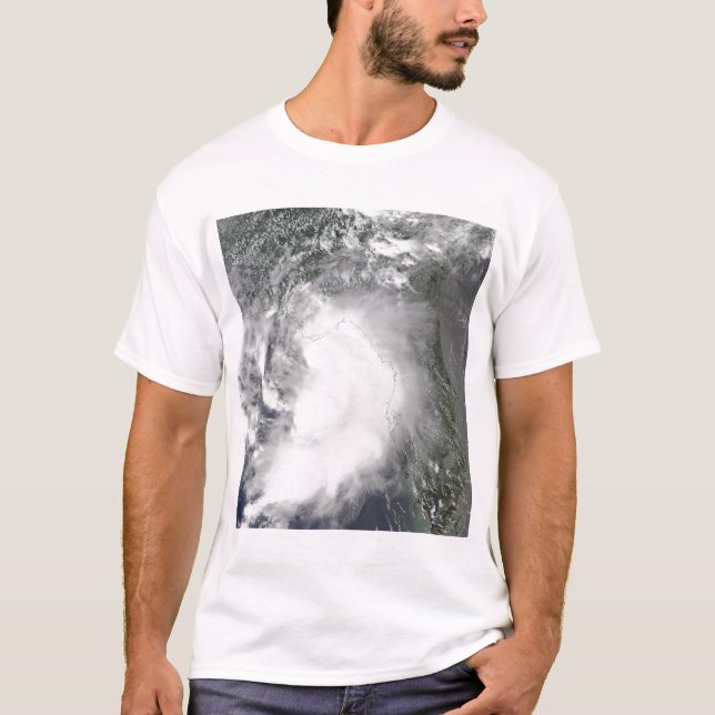 Camiseta Tempestade tropical Claudette (Frente)