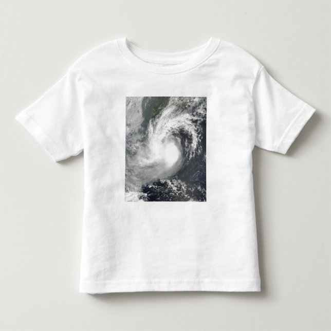Camiseta Tempestade tropical Parma se aproximando da China  (Frente)