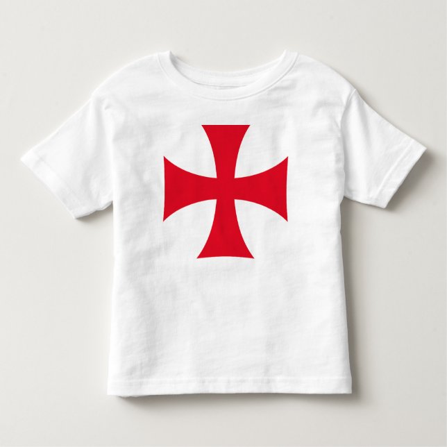 Camiseta Templar Cross Toddler Tee Shirt (Frente)
