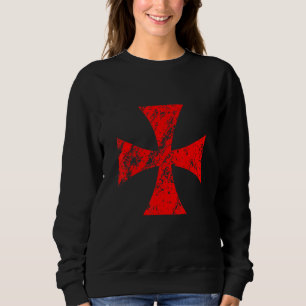 Camiseta Templar Cruz com Cavaleiros de Efeito Climatados T