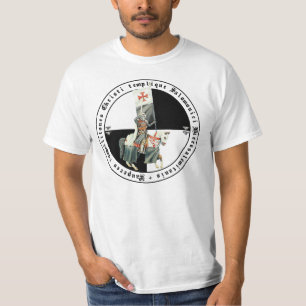 Camiseta Templário cavaleiro de estandarte