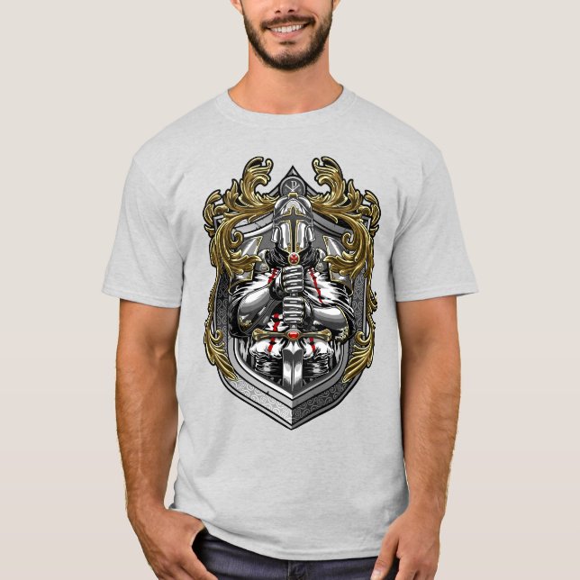 Camiseta Templars Gold (Frente)