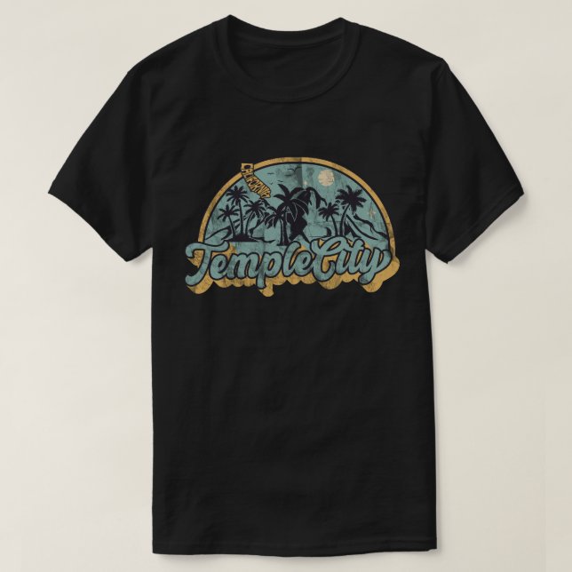 Camiseta Temple City, Califórnia (Frente do Design)