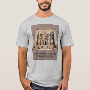Camiseta Templo Abu Simbel em Aswan, Egito