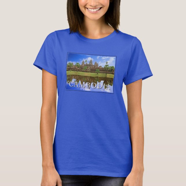 Camiseta Templo Angkor Wat | Camboja, Kampuchea (Frente)