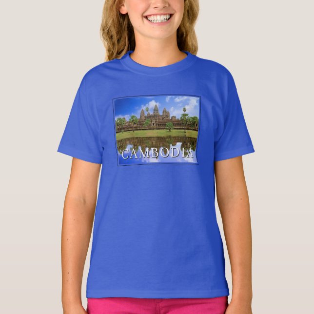 Camiseta Templo Angkor Wat | Camboja, Kampuchea (Frente)