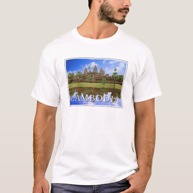 Camiseta Templo Angkor Wat | Kampuchea, Camboja (Frente)