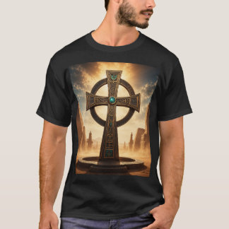 Camiseta Templo da Cruz Ancestral Sagrada Espiritualidade A