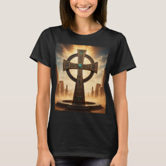 Camiseta Templo da Cruz Ancestral Sagrada Espiritualidade A