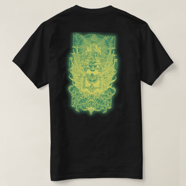 Camiseta Templo da Deusa Radiante (Verso do Design)