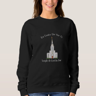 Camiseta Templo De Curitiba Brasil Eu Gosto De Ver Portuguê