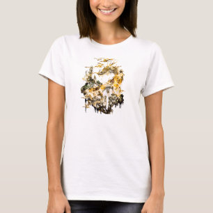 Camiseta Templo de Dragão da Majestosa Mitologia Asiática F