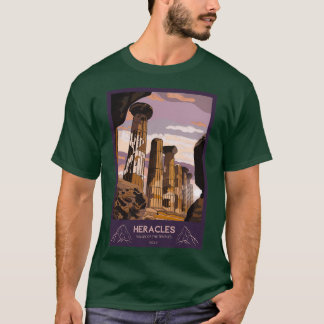 Camiseta Templo de Heráculos Agrigento Vale dos Templos