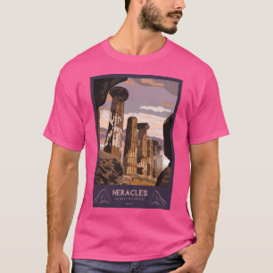 Camiseta Templo De Heráculos Agrigento Vale Dos Templos