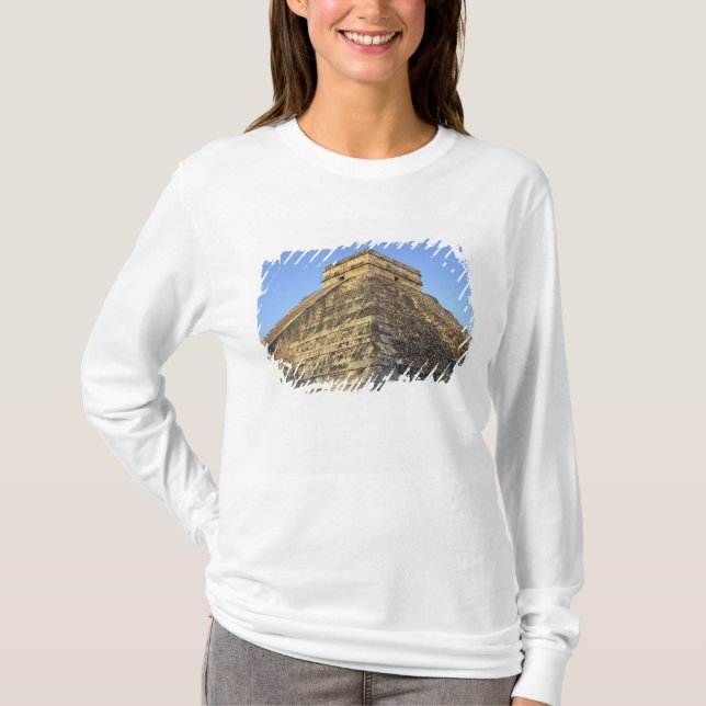 Camiseta Templo de Kukulcan ou Castelo de Castillo) em (Frente)