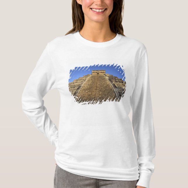 Camiseta Templo de Kukulcan ou Castelo de Castillo) em 2 (Frente)