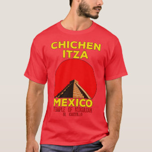 Camiseta Templo de Kukulcn El Castillo Chichen Itza México
