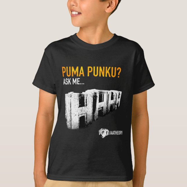 Camiseta Templo de Punku do puma (Frente)
