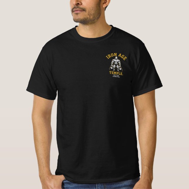 Camiseta Templo Ron Age Est 1978 Comprometido | Ginásio Vin (Frente)