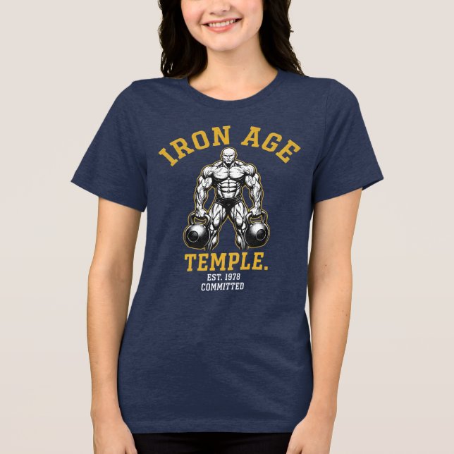 Camiseta Templo Ron Age Est 1978 Comprometido | Ginásio Vin (Frente)