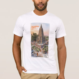Camiseta Templo Sagrado Mahabodhi Bodh Gaya Índia Arquitetu