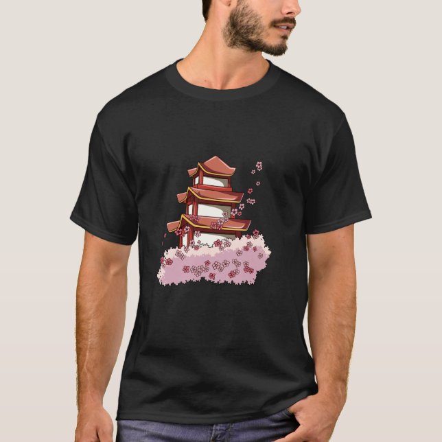 Camiseta Templo Zen Japão (Frente)