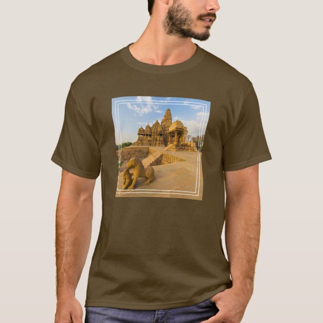 Camiseta Templos hindus em Khajuraho (Frente)