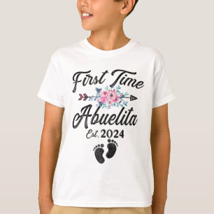 Camiseta Tempo Abuelita 2024 Dia de as mães Em Breve Ser Vo