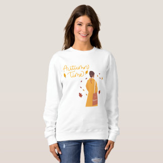 Camiseta Tempo Aconchegante de Outono | Camisola com Gráfic