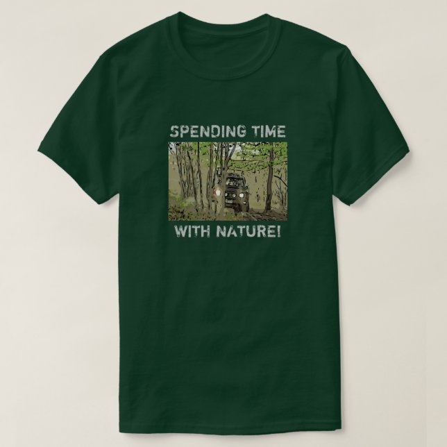 CAMISETA TEMPO COM NATUREZA (Frente do Design)