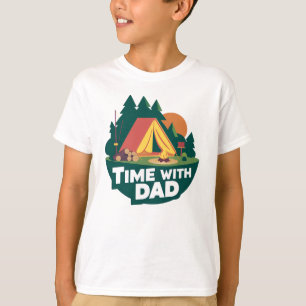 Camiseta Tempo com Pai - Dia de os pais